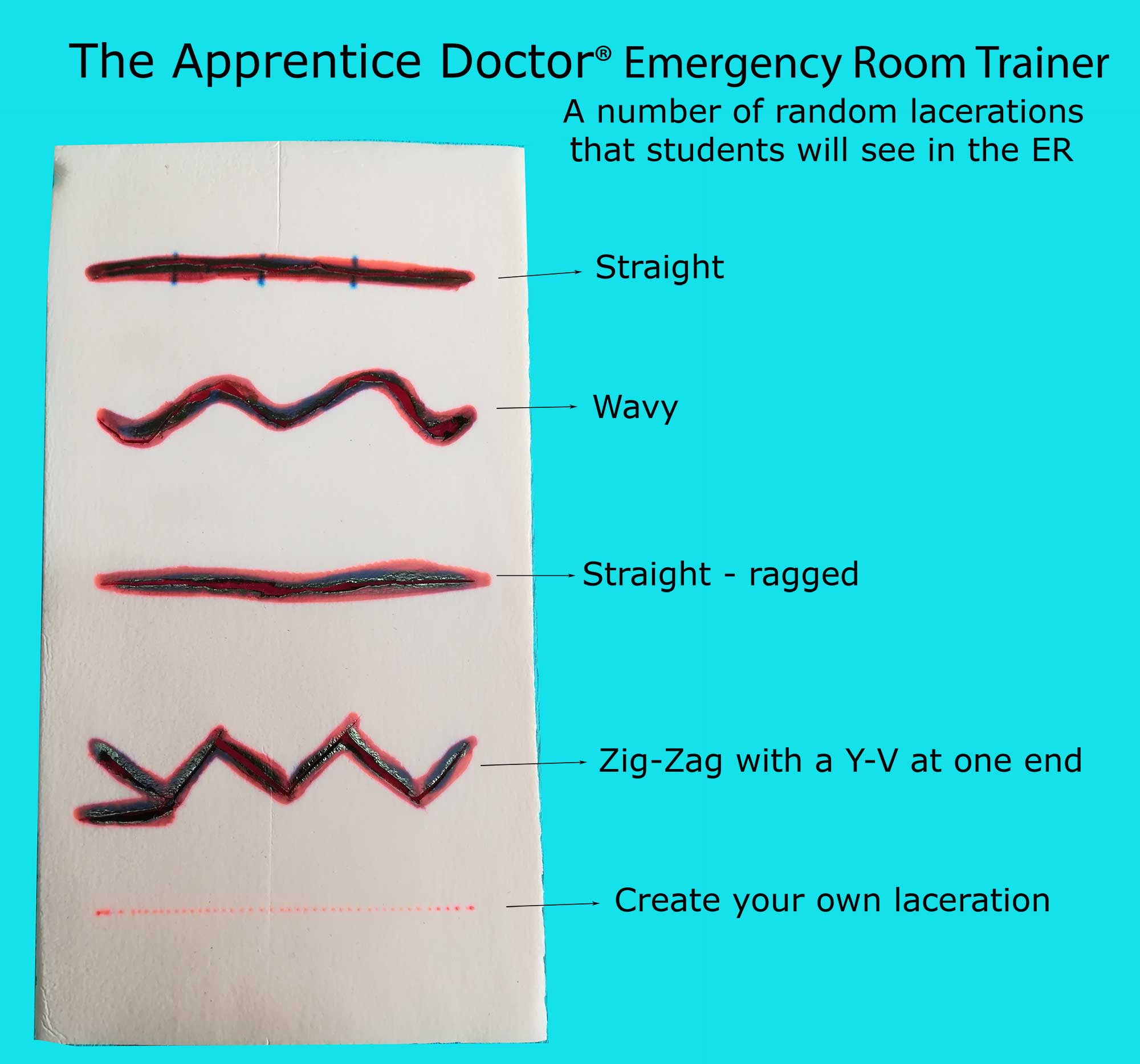 The Apprentice Doctor® ER Training Sim Pad